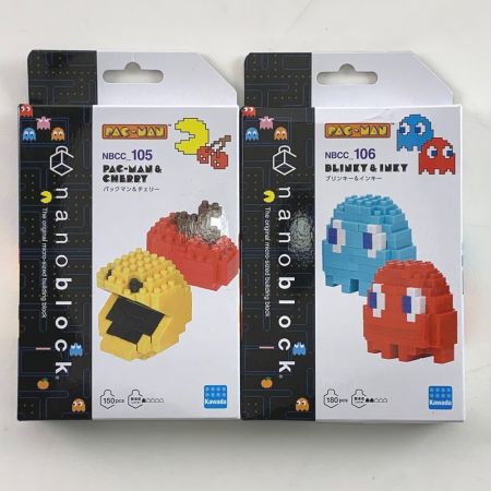  Kawada カワダ ナノブロック　キャラ物6点セット　名探偵コナン・エヴァ・パックマン・ウルトラセブン 未開封