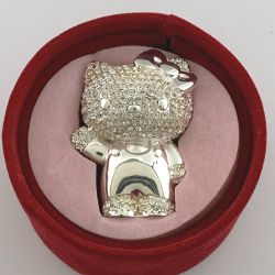 ▽▽ sanrio サンリオ ハローキティ　30周年記念　ラインストーンフィギュア Cランク