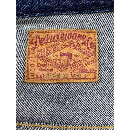  DELUXEWARE デニムジャケット サイズS 076-401XX インディゴ