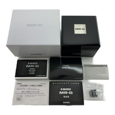  CASIO カシオ G-SHOCK　MR-G　赤備え　GPSハイブリッド電波ソーラー MRG-G1000B-1A4JR
