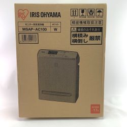 ▽▽ IRISOHYAMA アイリスオーヤマ モニター付き空気清浄機　17畳 MSAP-AC100 ホワイト Nランク