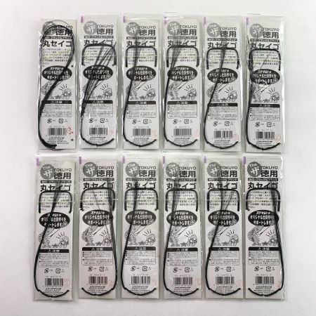  ステキ針 丸セイゴ ブラック×ブラック 14号10袋・16号2袋 ほぼ未開封
