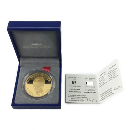  金貨 K24　オードリーヘップバーン　500フラン　1994年