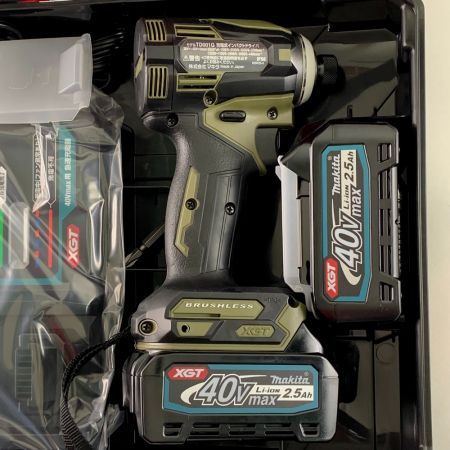  MAKITA マキタ 充電式インパクトドライバ　40Vmax　2.5Ah　オリーブ TD001GRDXO 開封未使用品
