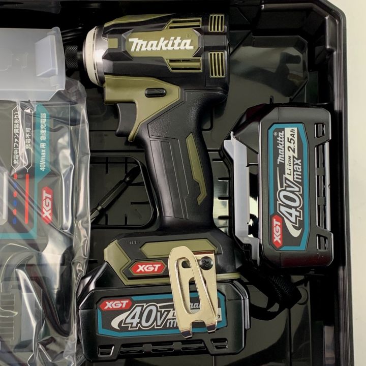 MAKITA マキタ 充電式インパクトドライバ 40Vmax 2.5Ah オリーブ TD001GRDXO 開封未 使用品｜中古｜なんでもリサイクルビッグバン