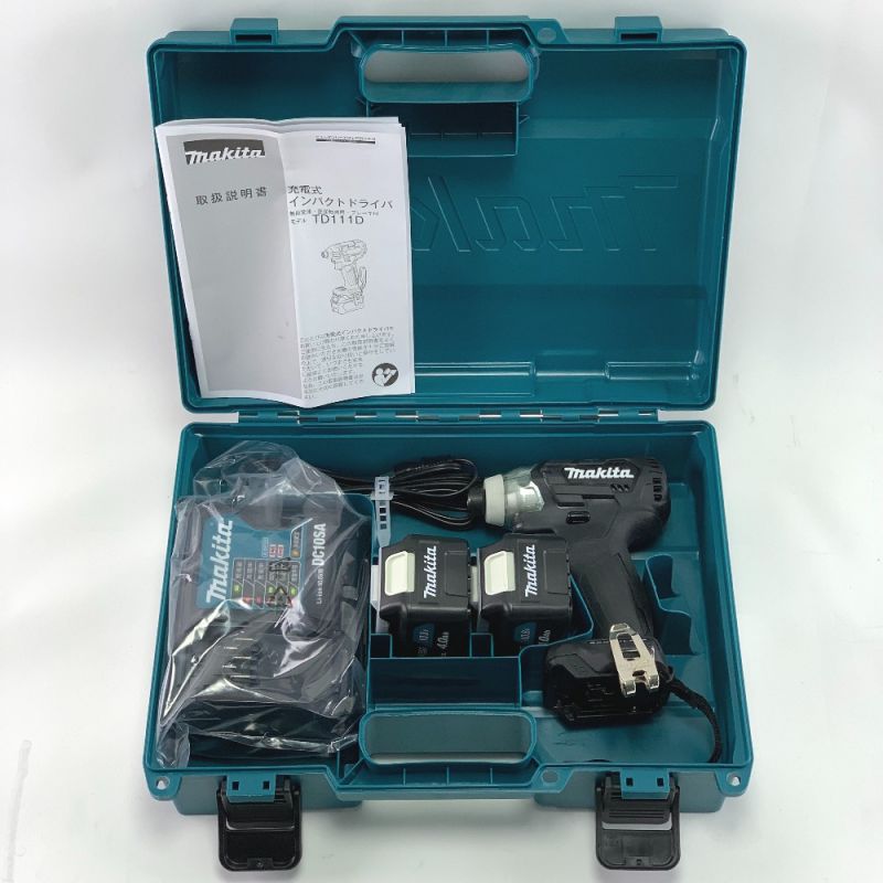 中古】 MAKITA マキタ 充電式インパクトドライバ 10.8V 4.0Ah