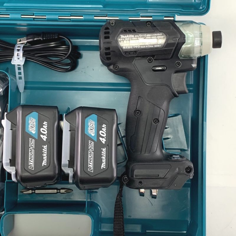 中古】 MAKITA マキタ 充電式インパクトドライバ 10.8V 4.0Ah