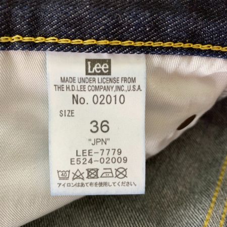  LEE リ 201　ライダース　レギュラーストレート　ジーンズ　タグ付き　サイズ36 02010-100 ネイビー