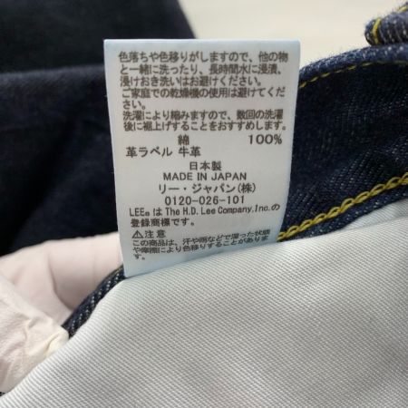  LEE リ 201　ライダース　レギュラーストレート　ジーンズ　タグ付き　サイズ36 02010-100 ネイビー