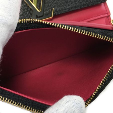  LOUIS VUITTON ルイヴィトン ポルトフォイユ・カプシーヌコンパクト イニシャル入り 財布 M62157 ブラック