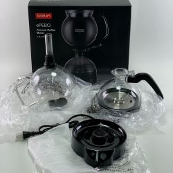 ▽▽ bodum ボダム ePEBO　バキュームコーヒーメーカー　500ml 11822-01JP-320 ブラック Aランク