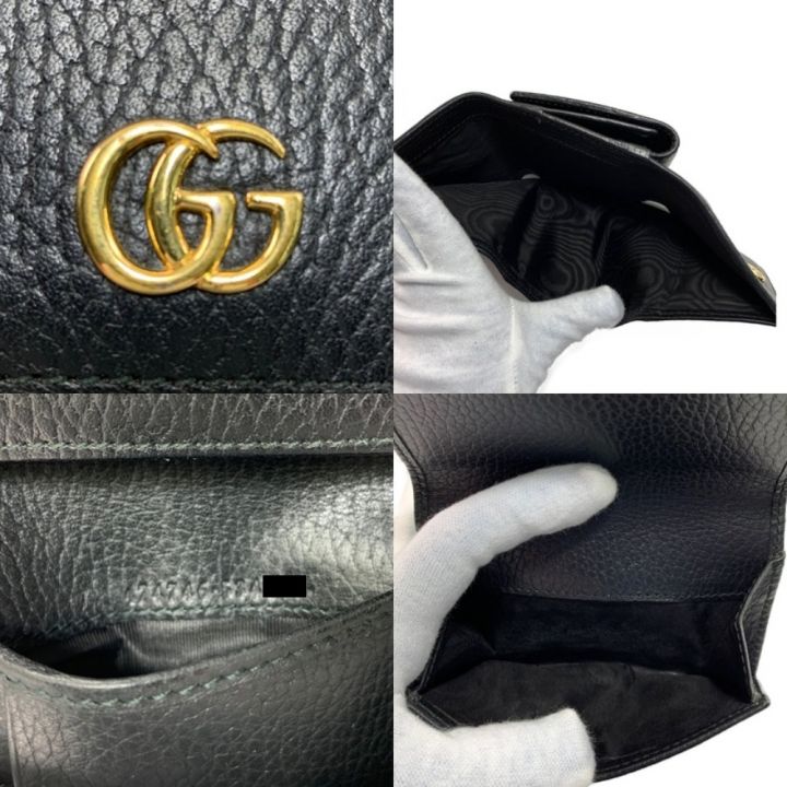 GUCCI グッチ 3つ折財布 プチマーモント ダブルG ミニウォレット 474746｜中古｜なんでもリサイクルビッグバン