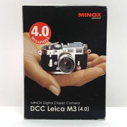 ▽▽ MINOX DCC Leica M3（4.0）  ジャンク品　通電確認済み　動作未確認 Dランク