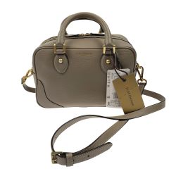 ▽▽ J&M DAVIDSON 2wayバッグ　ハンドバッグ　ショルダーバッグ 1356-7266 ベージュ Sランク