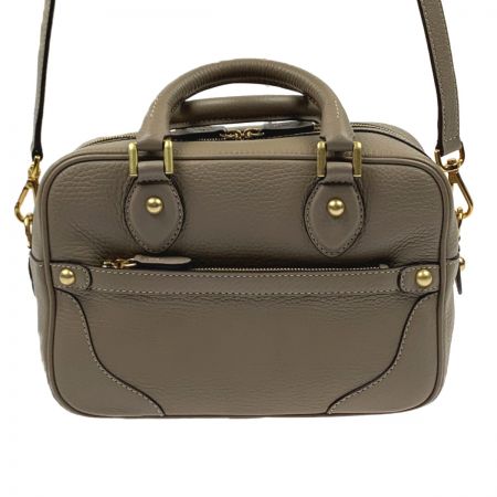  J&M DAVIDSON 2wayバッグ　ハンドバッグ　ショルダーバッグ 1356-7266 ベージュ