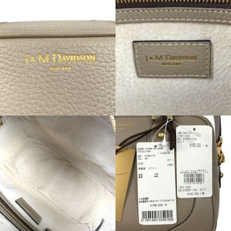  J&M DAVIDSON 2wayバッグ　ハンドバッグ　ショルダーバッグ 1356-7266 ベージュ