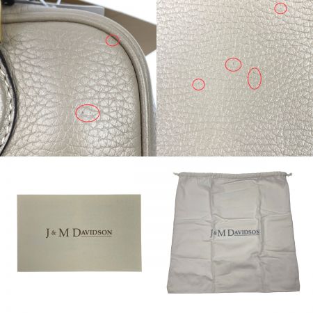 J&M DAVIDSON 2wayバッグ　ハンドバッグ　ショルダーバッグ 1356-7266 ベージュ