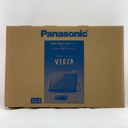 ▽▽ Panasonic パナソニック プライベート・ビエラ　防水モデル　15インチ　2021年製 UN-15L11-K ブラック 開封未使用品 Sランク