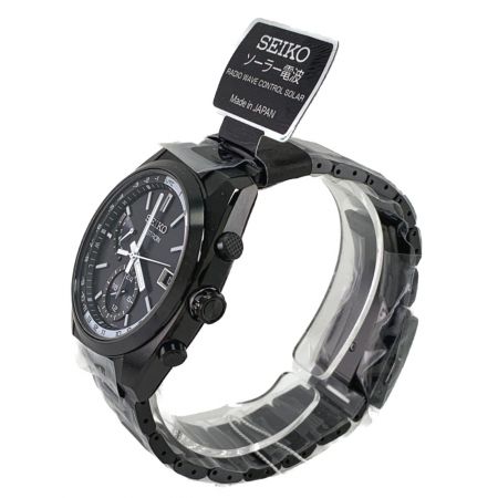  SEIKO セイコー アストロン ソーラー電波腕時計 ブラック スタンダード SBXY019