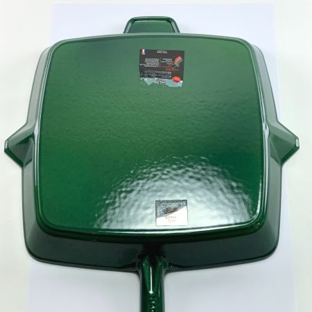  STAUB ストウブ グリルパン　12インチ　30×30cm エメラルド