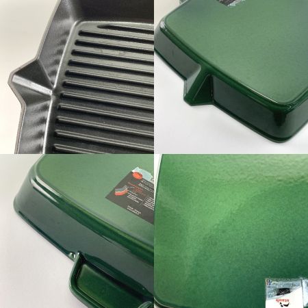  STAUB ストウブ グリルパン　12インチ　30×30cm エメラルド