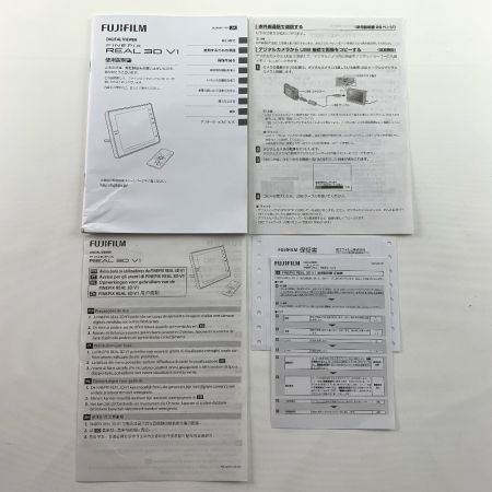  FUJIFILM フジフィルム FINEPIX REAL 3D V1　3Dデジタルビューワー FINEPIX REAL 3D V1 ブラック