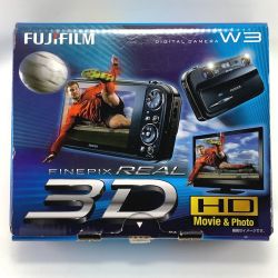 ▽▽ FUJIFILM フジフィルム FINEPIX REAL 3D W3 3D対応コンパクトデジタルカメラ FINEPIX REAL 3D W3 ブラック Aランク