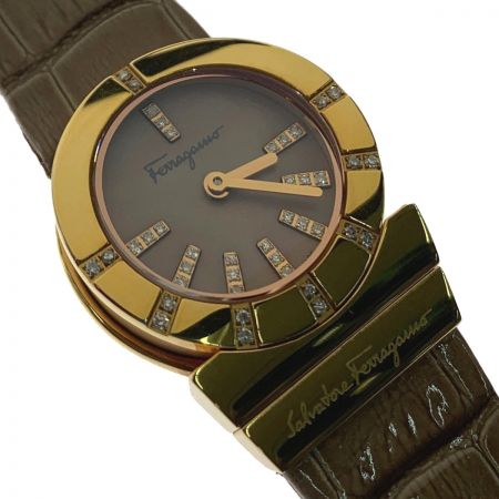  Salvatore Ferragamo サルヴァトーレフェラガモ ガンチーニソワレ　レディース腕時計 F70
