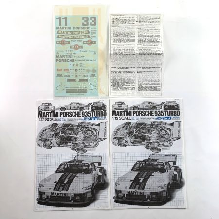  TAMIYA タミヤ 1/12 マルティーニ ポルシェ 935ターボ ディスプレイタイプ　ビッグスケールシリーズNo.21