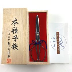 ▽▽ 池浪刃物製作所 本種子鋏　ハサミ Aランク