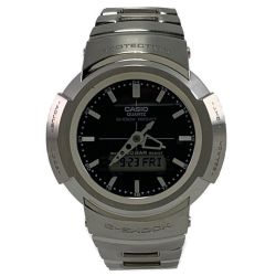 ▽▽ CASIO カシオ G-SHOCK　ジーショック　腕時計　フルメタル　電波ソーラー　メンズ AWM-500D Aランク