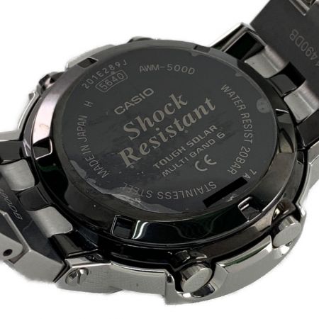  CASIO カシオ G-SHOCK　ジーショック　腕時計　フルメタル　電波ソーラー　メンズ AWM-500D