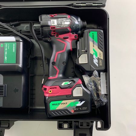  HiKOKI ハイコーキ コードレスインパクトドライバ マルチボルト 36V WH 36DC フレアレッド