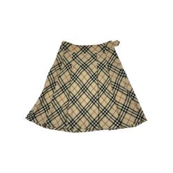 ▽▽ BURBERRY LONDON バーバリーロンドン ノバチェック スカート サイズ40 FX018-017-14 ベージュ Bランク