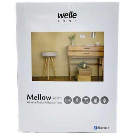  Mellow Mellow 360度 Bluetoothテーブル型スピーカー ラグ付属 W501T 開封未使用品