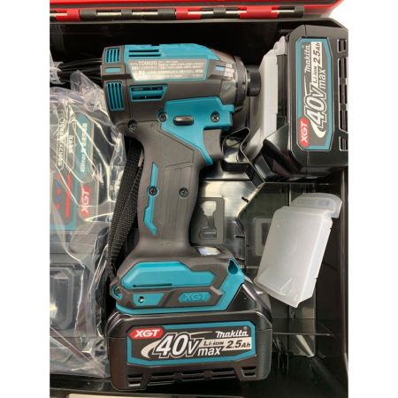  MAKITA マキタ 充電式インパクトドライバ 40Vmax 2.5Ah TD002GRDX ブルー