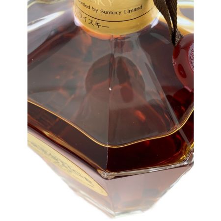 【北海道内限定発送】 SUNTORY サントリー ウイスキー PRESTIGE プレステージ 25年 750ml カガミクリスタル 未開栓