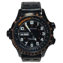 ▽▽ HAMILTON ハミルトン カーキ アビエーション X-WIND DAY DATE AUTO H77785733 Cランク