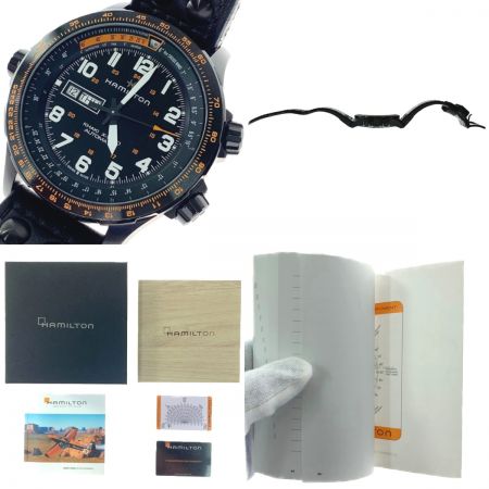  HAMILTON ハミルトン カーキ アビエーション X-WIND DAY DATE AUTO H77785733