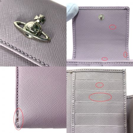  Vivienne Westwood ヴィヴィアン・ウエストウッド 二つ折り財布 51070038 パープル
