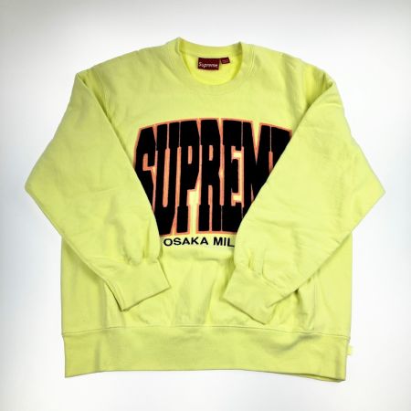  Supreme シュプリーム メンズ スウェット SIZE L 2021AW Cities Arc Crewneck イエロー