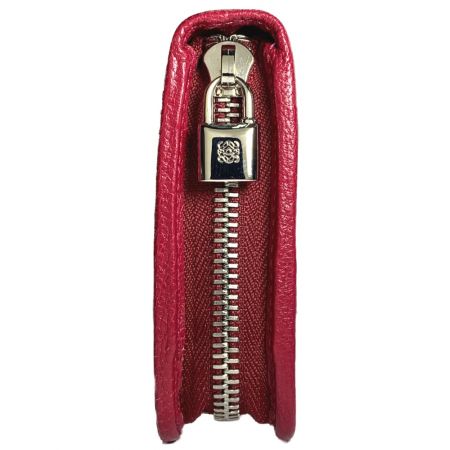  LOEWE ロエベ 長財布　アマソナ アナグラム ジップアラウンドウォレット 113N95.F13 レッド