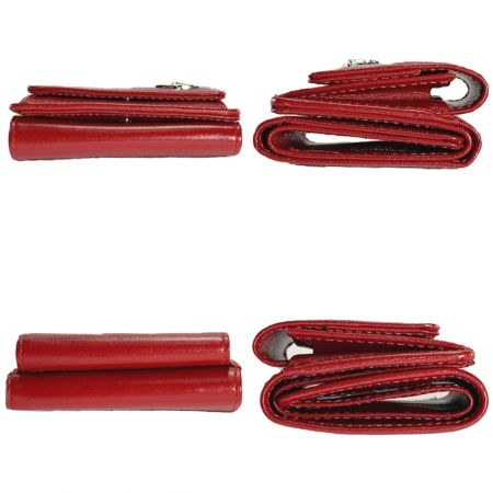  Vivienne Westwood ヴィヴィアン・ウエストウッド ヴィンテージ WATER ORB 三つ折り財布 3318M1J レッド