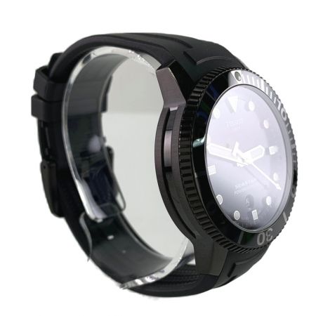  TISSOT ティソ 自動巻き 腕時計 SEASTAR T120407A ブラック