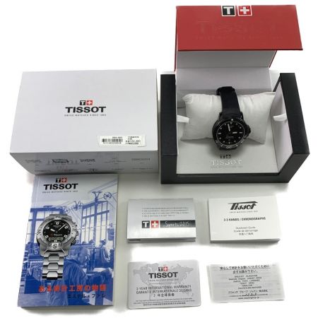  TISSOT ティソ 自動巻き 腕時計 SEASTAR T120407A ブラック