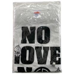 ▽▽ アートジャンキー キン肉マン 半袖Tシャツ NO LOVE NO HERO サイズXL ホワイト Sランク