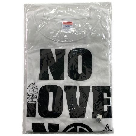  アートジャンキー キン肉マン 半袖Tシャツ NO LOVE NO HERO サイズXL ホワイト