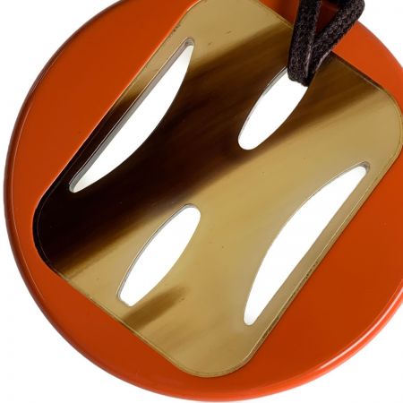  HERMES エルメス ヴィンテージ バッファローホーン ホーン&ラッカーアクセサリー　ネックレス