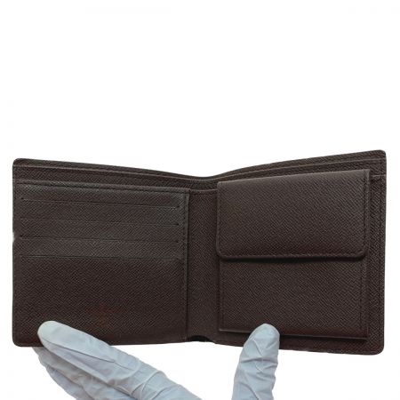  LOUIS VUITTON ルイヴィトン ポルトフォイユ マルコ 二つ折り財布 ダミエ ブラウン N61675 ブラウン