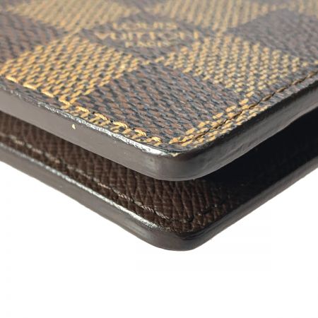  LOUIS VUITTON ルイヴィトン ポルトフォイユ マルコ 二つ折り財布 ダミエ ブラウン N61675 ブラウン